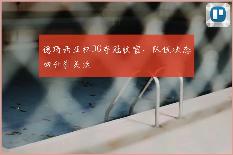 德玛西亚杯DG夺冠收官,队伍状态回升引关注